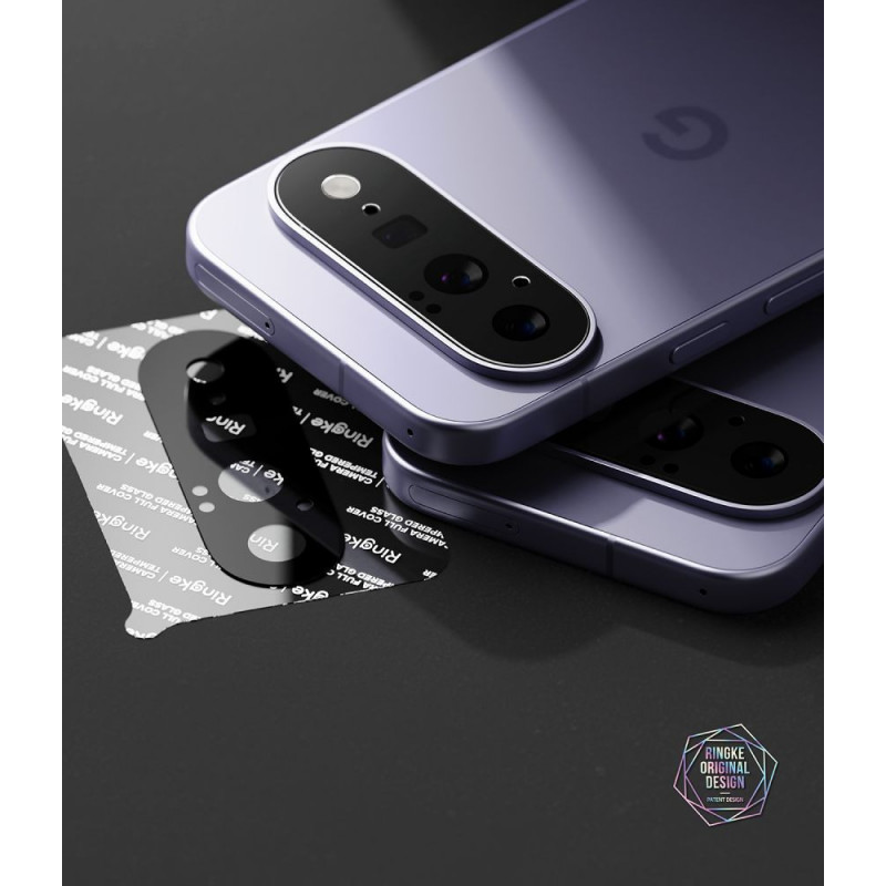 Ringke Camera Full Cover Google Pixel 11 camera lens protector, 9H tempered glass, black (2 pcs)