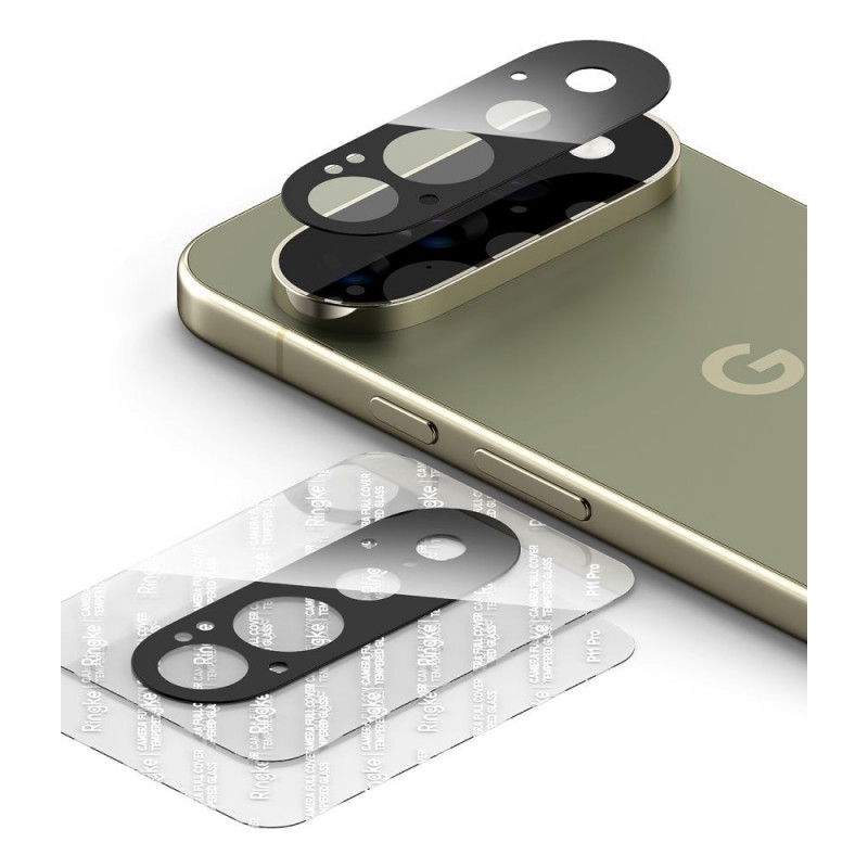 Ringke Camera Full Cover Google Pixel 11 Pro camera lens protector, tempered glass, black (2 pcs)