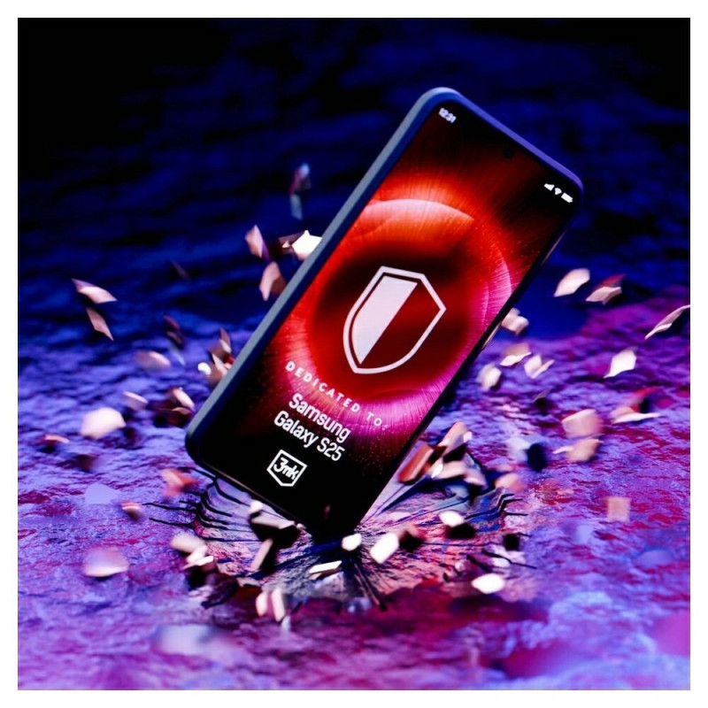 3MK Satin Armor MagCase Case for Samsung Galaxy S25, Transparent