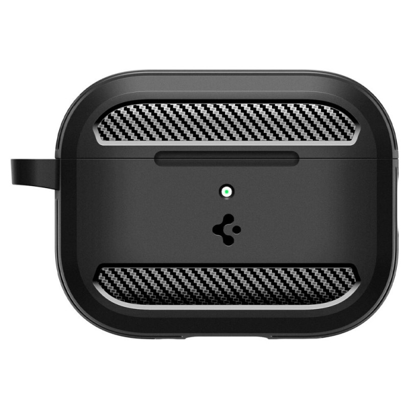 Spigen Rugged Armor ACS09822 Case for Apple AirPods Pro 3, Matte Black