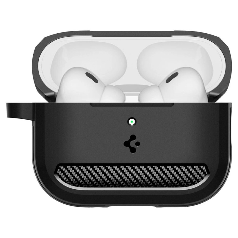 Spigen Rugged Armor ACS09822 Case for Apple AirPods Pro 3, Matte Black