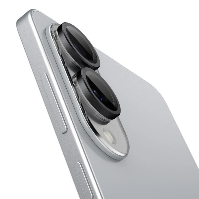 Spigen Optik Pro Glas.tR EZ Fit AGL09413 Camera Protector for Samsung Galaxy S25 Edge, Black (2 pcs)