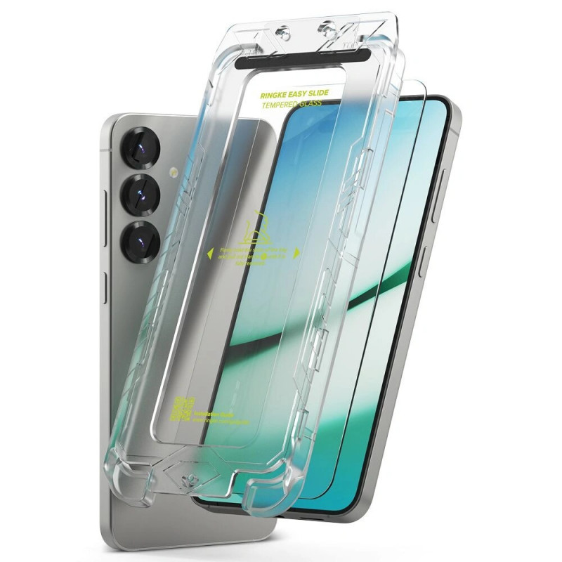 Ringke Easy Slide Tempered Glass for Samsung Galaxy S24 / S25, Clear (2 pcs)