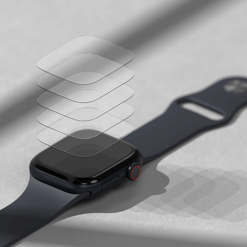 Ringke Dual Easy Screen Protector for Apple Watch 10 / 11 46 mm, Clear (3 pcs)
