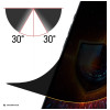 3MK Silky Matt Privacy Matte Privacy Screen Protector Film for Motorola Edge 40 Neo