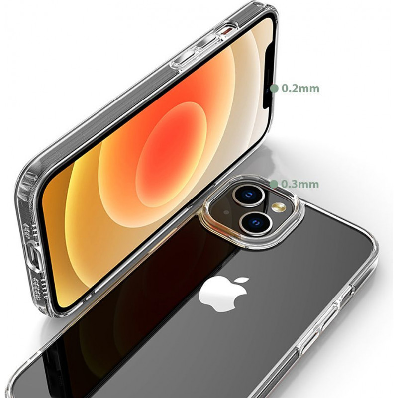 Tech-Protect Flexair Hybrid Apple iPhone 14 Case (THP1343), Clear