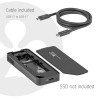 Club3D CAC-2510 M.2 NVMe SSD enclosure with fan, USB4