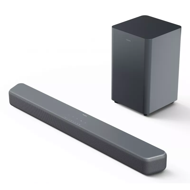 Philips TAB5601/10 2.1 soundbar with wireless subwoofer, black