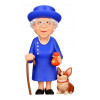 Minix Queen Elizabeth - Queen Elizabeth II With Corgi Collectible Figure