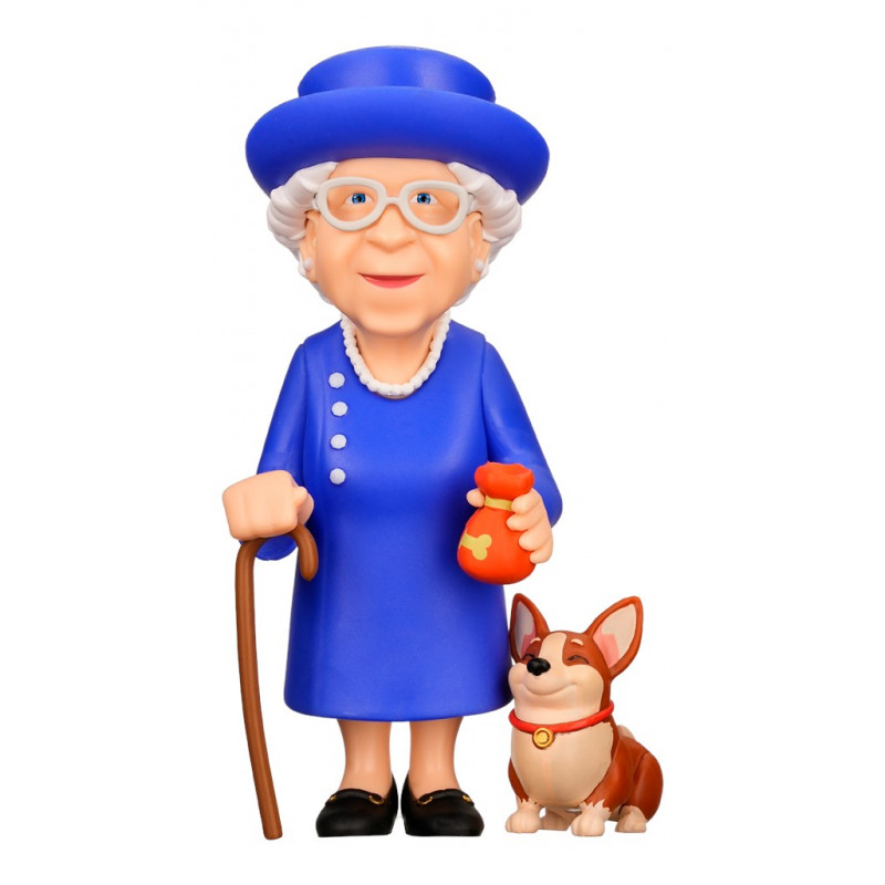 Minix Queen Elizabeth - Queen Elizabeth II With Corgi Collectible Figure