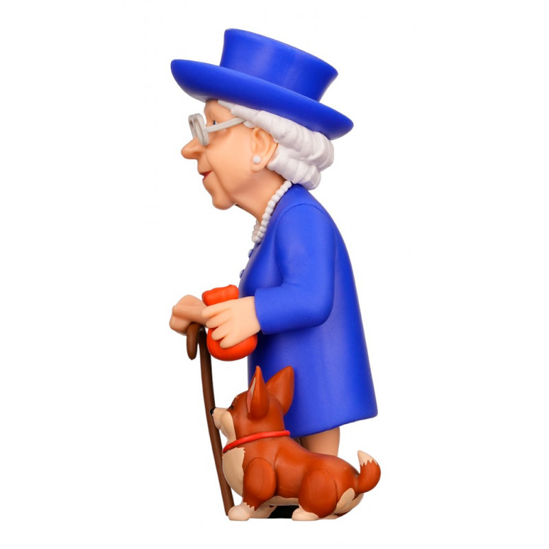 Minix Queen Elizabeth - Queen Elizabeth II With Corgi Collectible Figure
