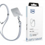 3MK EasyClip Phone Lanyard, Grey / Silver