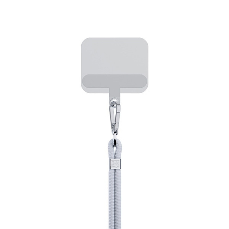 3MK EasyClip Phone Lanyard, Grey / Silver
