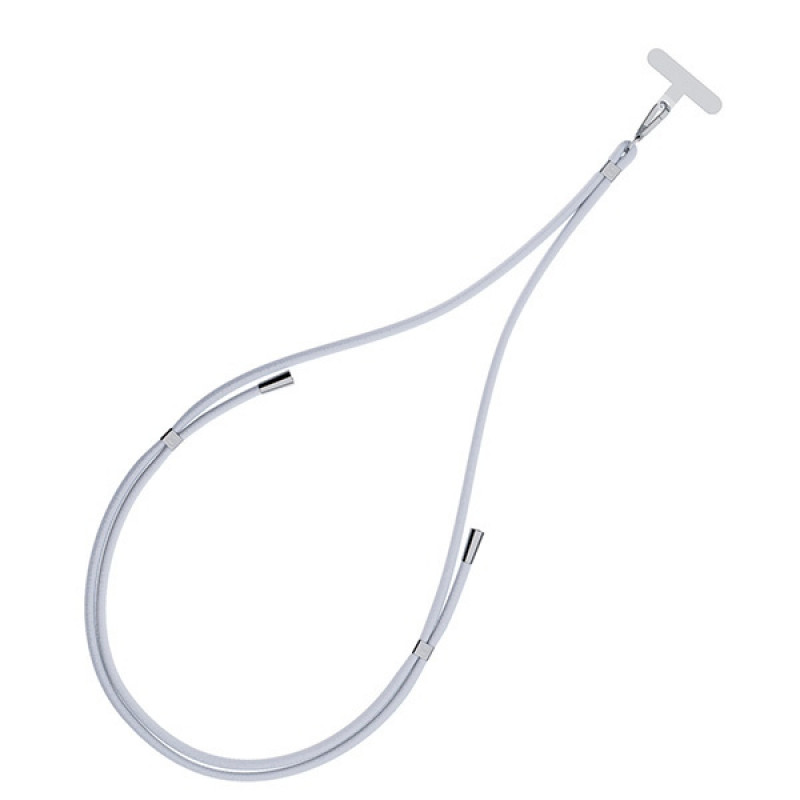 3MK EasyClip Phone Lanyard, Grey / Silver