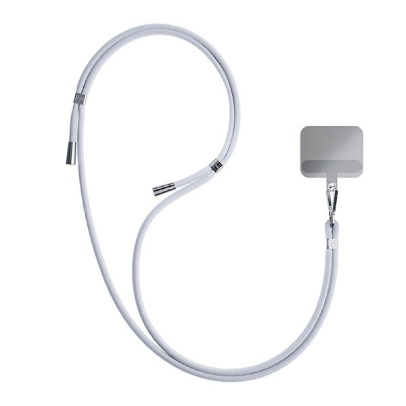 3MK EasyClip Phone Lanyard, Grey / Silver