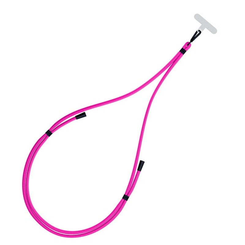 3MK EasyClip Phone Lanyard, Pink / Black