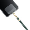3MK EasyClip Phone Lanyard, Dark Green / Gold