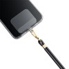 3MK EasyClip Phone Lanyard, Black / Gold