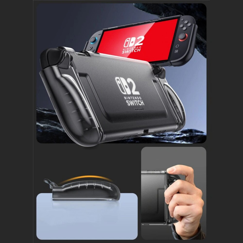 Supcase Crystal Case for Nintendo Switch 2, Frost Black