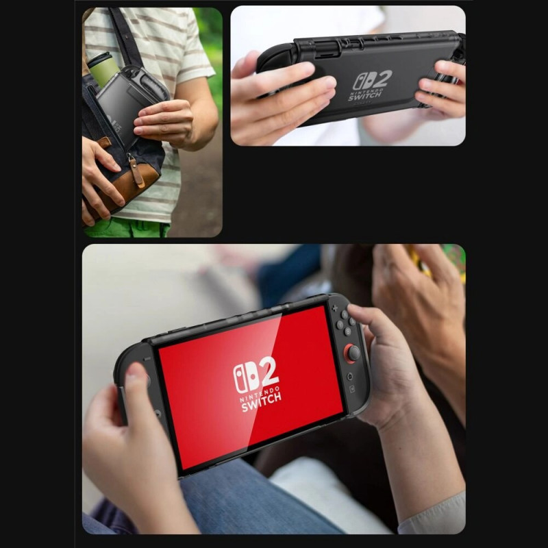 Supcase Crystal Case for Nintendo Switch 2, Frost Black