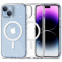 Tech-Protect FlexAir Hybrid MagSafe Case for Apple iPhone 15, Glitter Clear
