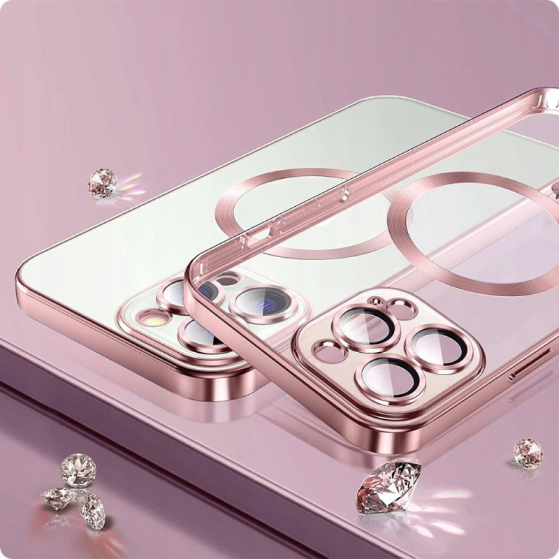 Tech-Protect MagShine MagSafe Case for Apple iPhone 13, Rose Gold