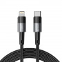 Tech-Protect UltraBoost USB-C/Lightning Cable PD 20W 3A 200 cm, Grey