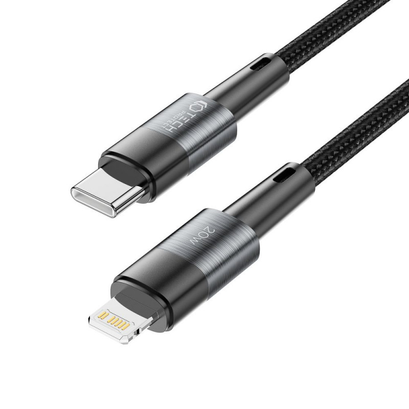 Tech-Protect UltraBoost USB-C/Lightning Cable PD 20W 3A 200 cm, Grey