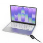 Compulocks Ledge Adapter for MacBook Neo MBALDGN01CL, with Combination Cable Lock (Corner Lock)