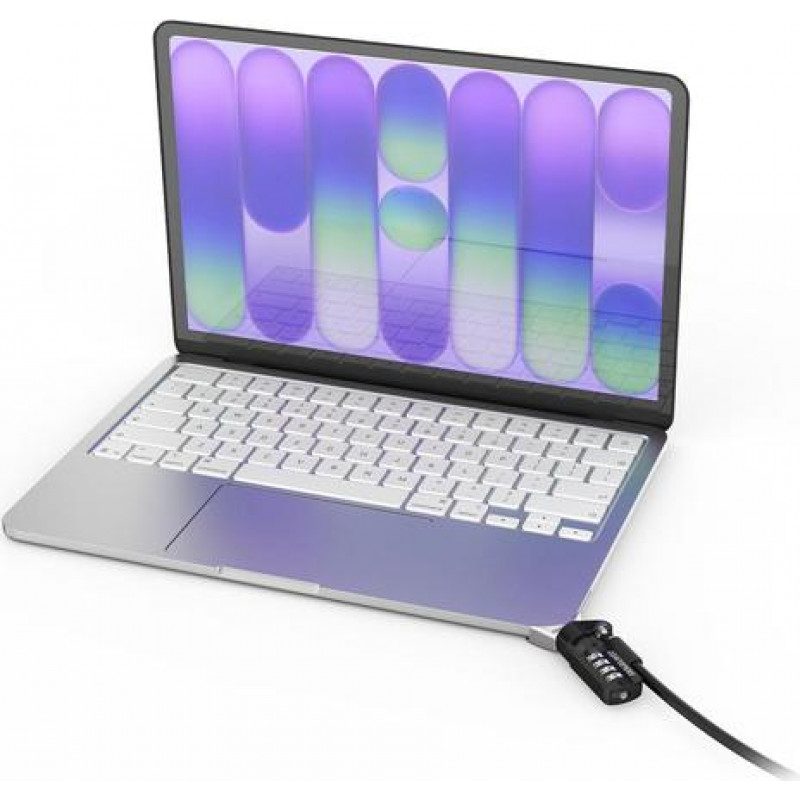 Compulocks Ledge Adapter for MacBook Neo MBALDGN01CL, with Combination Cable Lock (Corner Lock)