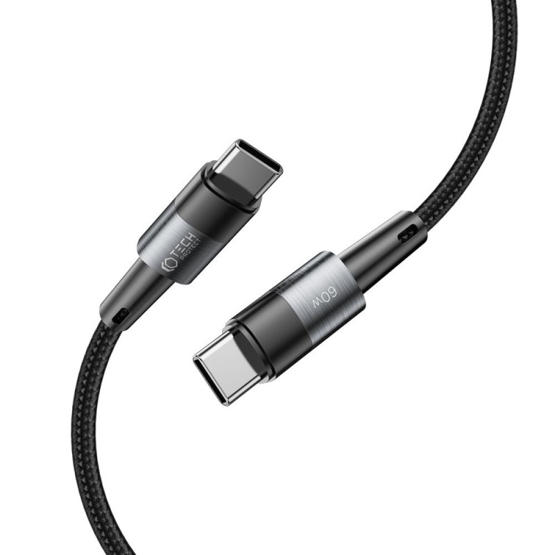 Tech-Protect UltraBoost USB-C/USB-C Cable PD 60W 3A 200 cm, Grey