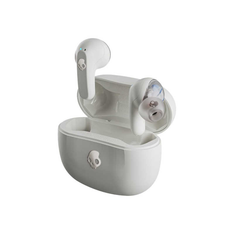 Skullcandy Rail True Wireless In-Ear Headphones S2RLW-Q751, Bone/Orange Glow