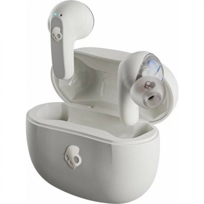 Skullcandy Rail True Wireless In-Ear Headphones S2RLW-Q751, Bone/Orange Glow