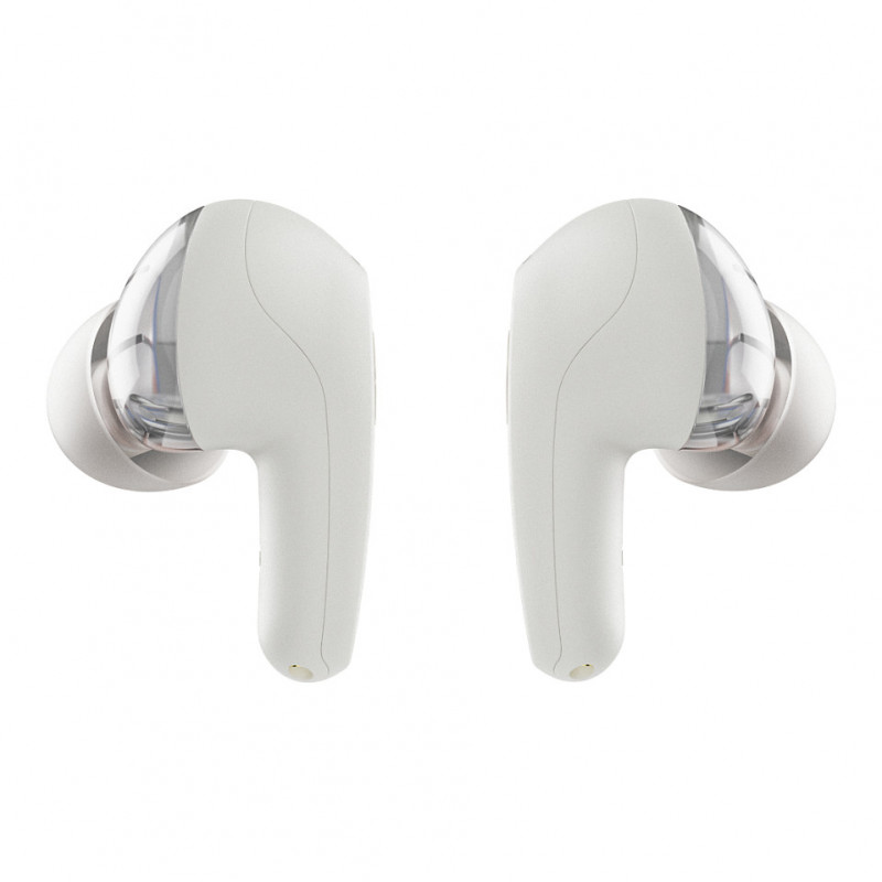 Skullcandy Rail True Wireless In-Ear Headphones S2RLW-Q751, Bone/Orange Glow