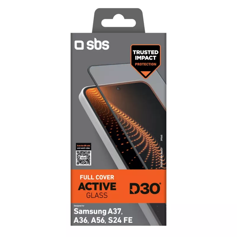 SBS D3O Tempered Glass for Samsung Galaxy A37 / A36 / A56 / S24 FE (1 pc)
