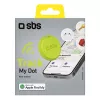 SBS Track My Circle Locator Compatible with Apple Find My, Green