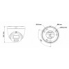 Miton NT-IP138CA-DL IP camera, 8 MP, 2.8 mm