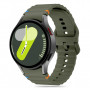 Tech-Protect Silicone Sport Strap THP3054 for Samsung Galaxy Watch 4/5/5 Pro/6/7/FE, Army Green