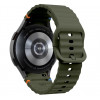Tech-Protect Silicone Sport Strap THP3054 for Samsung Galaxy Watch 4/5/5 Pro/6/7/FE, Army Green