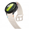 Tech-Protect Silicone Sport Strap for Samsung Galaxy Watch 4/5/5 Pro/6/7/FE, Starlight