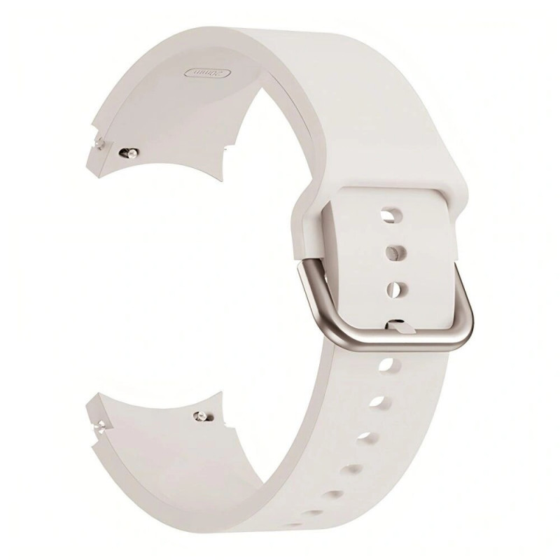 Tech-Protect Silicone Strap THP3041 for Samsung Galaxy Watch 4/5/5 Pro/6/7/FE, Starlight