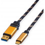 ROLINE GOLD USB 3.2 Gen 1 cable, USB-A to USB-C, male/male, 2 m (11.02.9093)