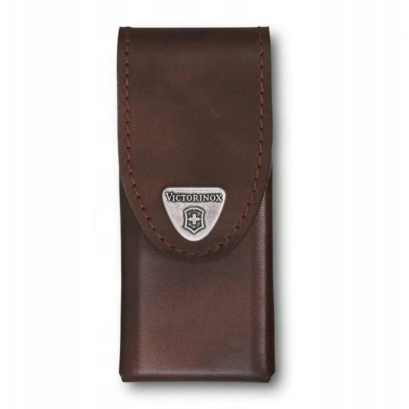 Victorinox Swiss Tool Spirit X Plus multi-tool, stainless steel, leather, 105 mm (3.0235.L)