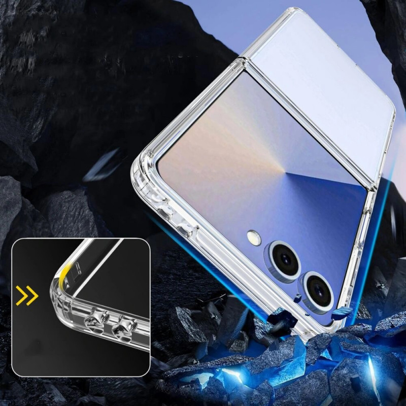 Tech-Protect Flexair Hybrid Case THP4318 for Samsung Galaxy Z Flip 7, Clear