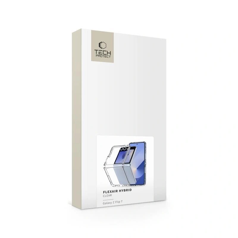 Tech-Protect Flexair Hybrid Case THP4318 for Samsung Galaxy Z Flip 7, Clear