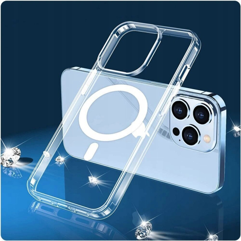 Tech-Protect Flexair Hybrid MagSafe Samsung Galaxy S22 case, Clear