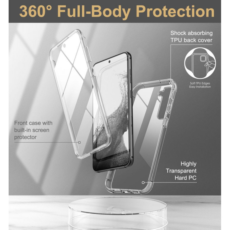 Tech-Protect Kevlar Samsung Galaxy S23+ case, Clear