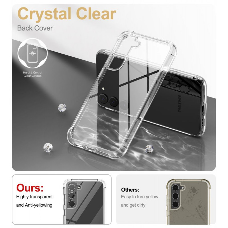 Tech-Protect Kevlar Samsung Galaxy S23+ case, Clear