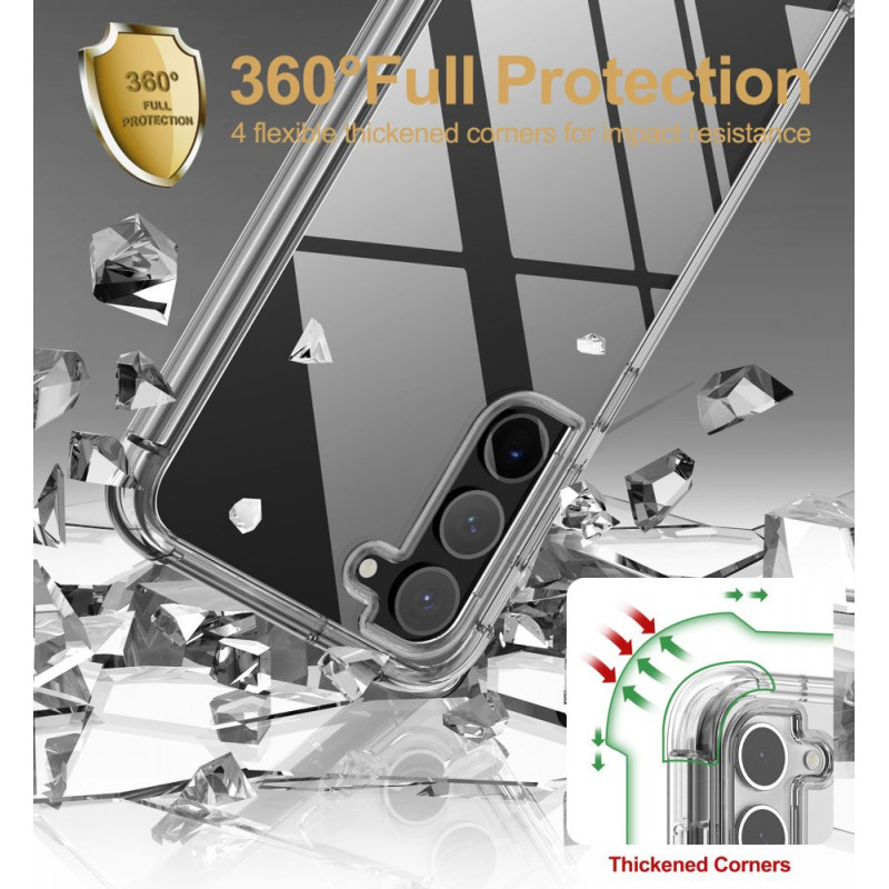Tech-Protect Kevlar Samsung Galaxy S23+ case, Clear