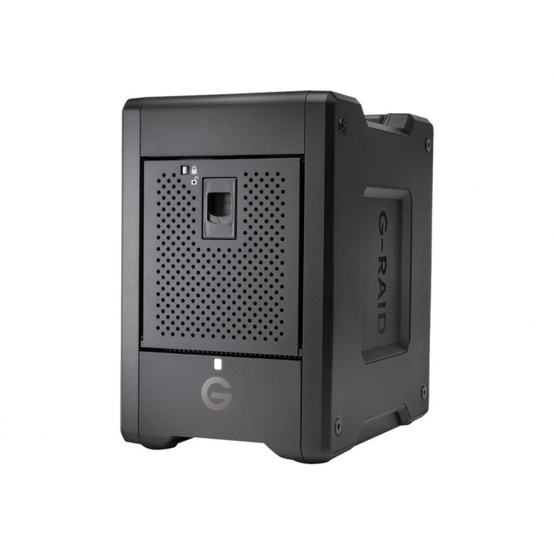 SanDisk Professional G-RAID SHUTTLE 4 Hard Drive Array, 24 TB, 4 Bays, HDD 6 TB x 4, Thunderbolt 3, USB 3.2 Gen 2